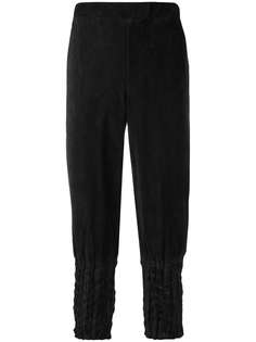 Issey Miyake Men creased tapered trousers