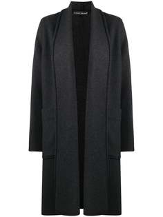 Luisa Cerano oversized shawl-front coat