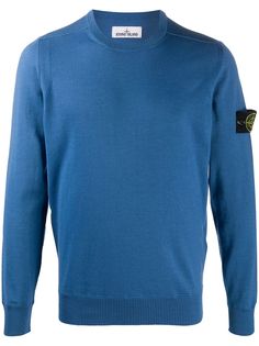 Stone Island джемпер с нашивкой-логотипом