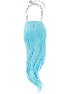 Comme Des Garçons Homme Plus oversized hair necklace