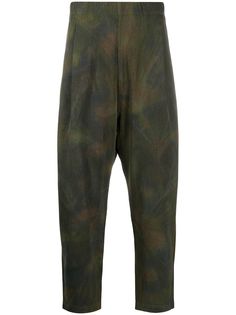 Universal Works space-dye pleated trousers