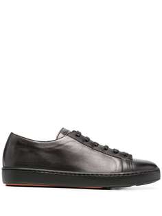 Santoni leather trainers
