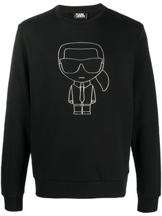 Karl Lagerfeld Ikonik crew neck sweatshirt