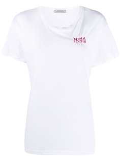 Nina Ricci logo print t-shirt