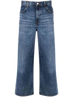 J Brand cropped wide-leg jeans