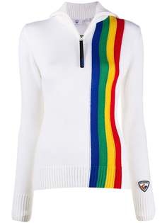Rossignol x JCC striped zip jumper
