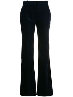 Victoria Beckham velvet high-waisted trousers