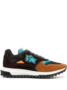 Atlantic Stars colour-block low top trainers