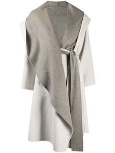 Issey Miyake oversized wrap coat