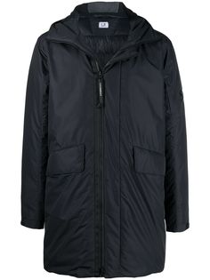 C.P. Company hooded mid-length parka