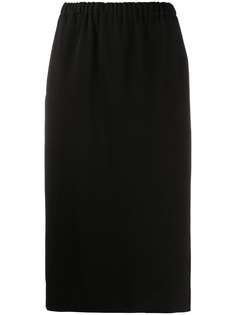 Comme Des Garçons velvet straight skirt