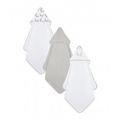 Полотенце с капюшоном "Панда", 3 шт. в упаковке Mothercare
