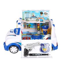 Игровой набор Наша Игрушка Полицейский автобус 26 см
