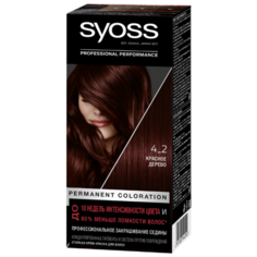 Syoss Color Стойкая крем-краска для волос, 4-2 Красное дерево