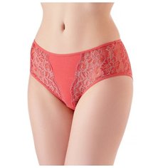 Lowry Трусы слипы макси средней посадки, размер XXL, коралловый