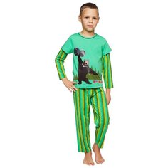 Пижама Lowry размер S, зеленый