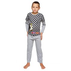 Пижама Lowry размер L, серый/черный