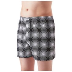 Lowry Трусы шорты классической посадки, размер 5XL, черный/белый