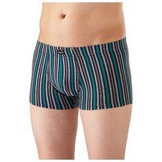 Lowry Трусы боксеры средней посадки, размер M, зеленый/черный