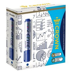 CROWN набор маркеров Multi Board Comfort, синий, 12 шт. (WB-1000)