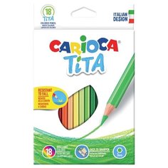 Carioca Карандаши цветные Tita 18 цветов (42827)