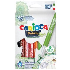 Carioca Набор фломастеров Fabric Liner (40909), 10 шт.