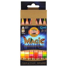 KOH-I-NOOR Карандаши с многоцветным грифелем Magic, 13 цветов (3404N15001KSRU)