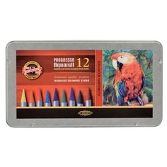 KOH-I-NOOR Карандаши акварельные Progresso, 12 цветов (8782012001PL)