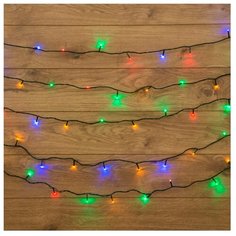 Гирлянда NEON-NIGHT Твинкл Лайт, 25 LED, 400 см, 25 ламп, разноцветный/зеленый провод