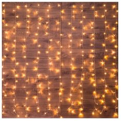 Гирлянда NEON-NIGHT Дождь, 150х150 см, 144 ламп, теплый белый/прозрачный провод
