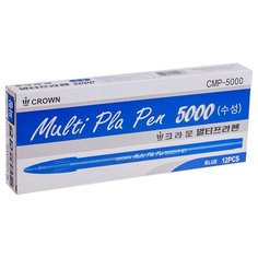 CROWN Набор капиллярных ручек Multipla, 0.3 мм, 12 шт., синий цвет чернил