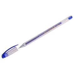 CROWN Ручка гелевая Hi-Jell Needle, 0,3 мм., синий цвет чернил