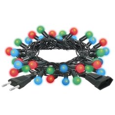 Гирлянда Vegas Нить Шарики 500 см, 30 ламп, разноцветный