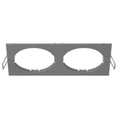 Декоративная рамка Lightstar Intero 16 на 2 светильника серый