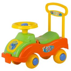 Каталка-толокар СТРОМ Тик-Так (У873) зеленый/оранжевый
