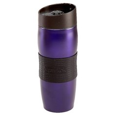 Термокружка Alpenkok с силиконовой вставкой (0,4 л) фиолетовый