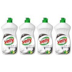 GraSS Набор средств для мытья посуды Velly Premium Лайм и мята 4 шт