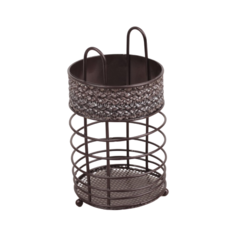 Сушилка для столовых приборов Доляна Плетенка 11х11х20 см