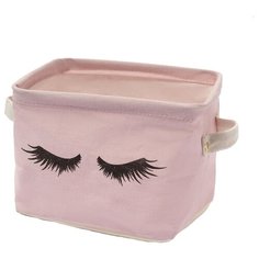 Этель Корзина Глазки 20.5 х 16 х 14.5 см розовый