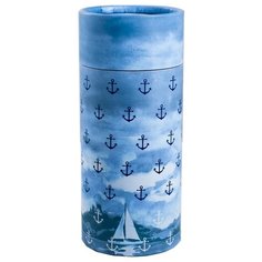 Коробка подарочная Дарите счастье Живи без границ 8 х 18.5 см голубой