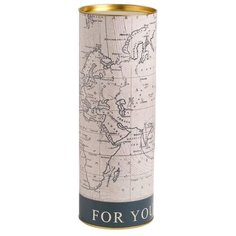 Коробка подарочная Дарите счастье For you 12 х 34 см серый