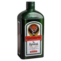 Коробка подарочная Дарите счастье Супер мастер 9.5 х 22 х 7.2 см зеленый/белый