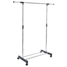 Напольная вешалка Доляна телескопическая 279061 хромированный/черный