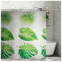 Штора для ванной Доляна Сафари 180x180 сафари