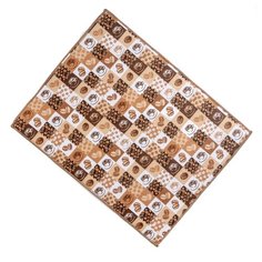 Коврик для посуды Доляна Кофе 38х50 см