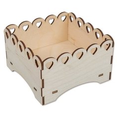 Mr. Carving Заготовка для декорирования Конфетница малая ВД-242 бежевый