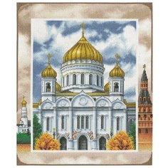 PANNA Набор для вышивания Кафедральный Соборный Храм Христа Спасителя 33 х 40 см (CM-1468)