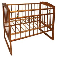 Кроватка ЧП Смирнов Женечка-3 (качалка), на полозьях орех