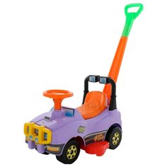 Каталка-толокар Molto Джип с ручкой (62901 /62918 / 62925) со звуковыми эффектами сиреневый