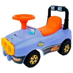 Каталка-толокар Molto Джип (3910 / 62840 / 62857 / 62864 / 6642) со звуковыми эффектами сиреневый